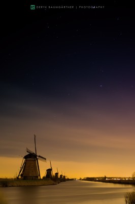 Kinderdijk night