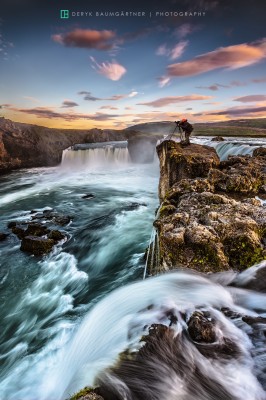 Godafoss visitor