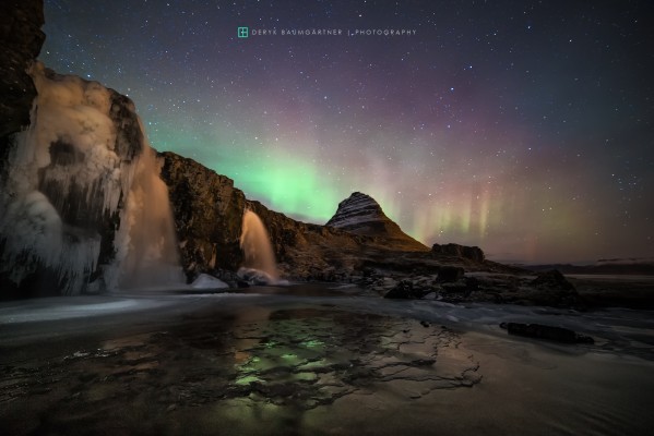 Kirkjufell night glow