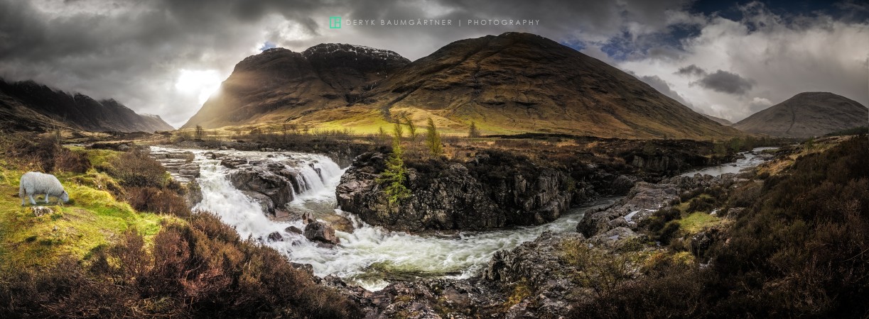 Glen Coe Falls Pano