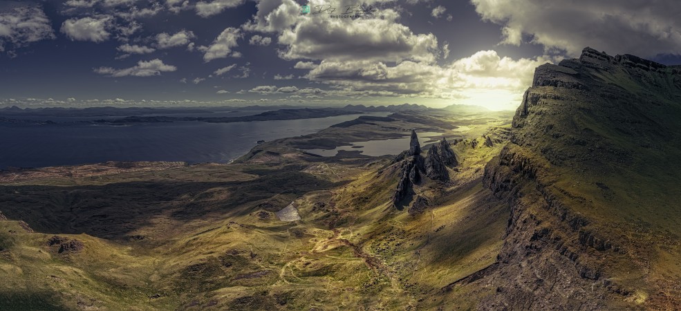 old man of storr pano
