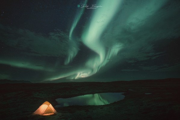 northern lights camping